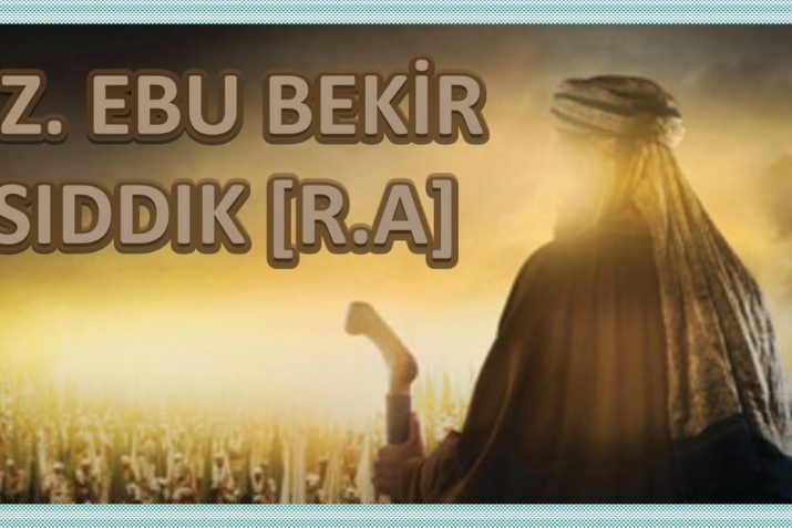 Hz. Ebu Beki̇r es Siddîk